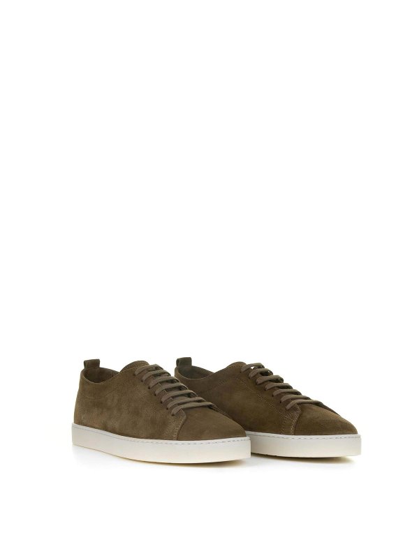 BARRETT: trainers online - Sneaker Marrone In Suede