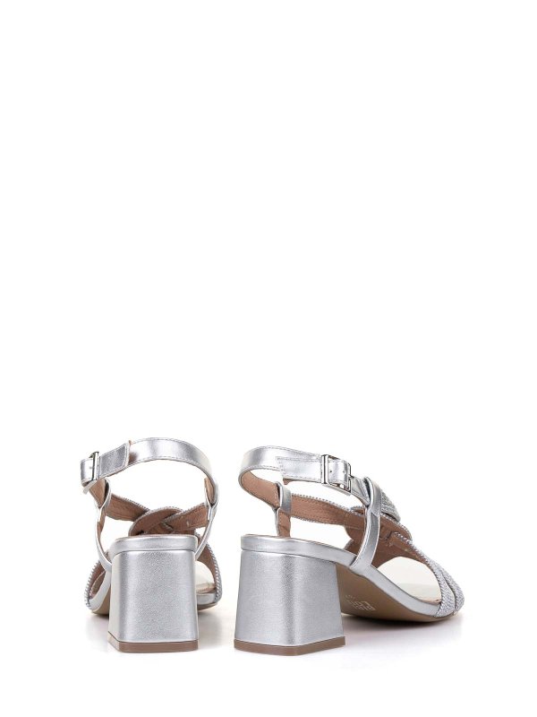 The Best Shops BIBI LOU: sandali - Sandali Argento Intrecciato