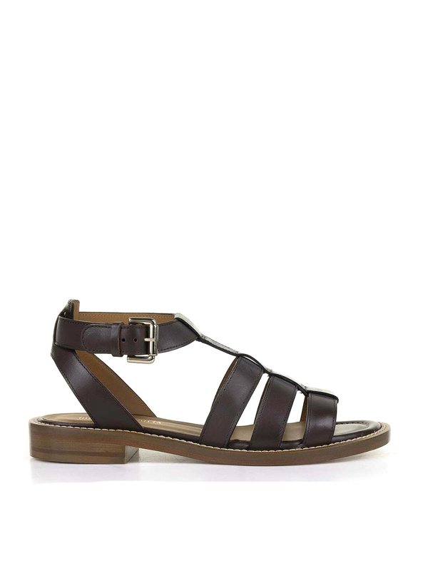 GUGLIELMO ROTTA: サンダル - サンダル - ブラウン