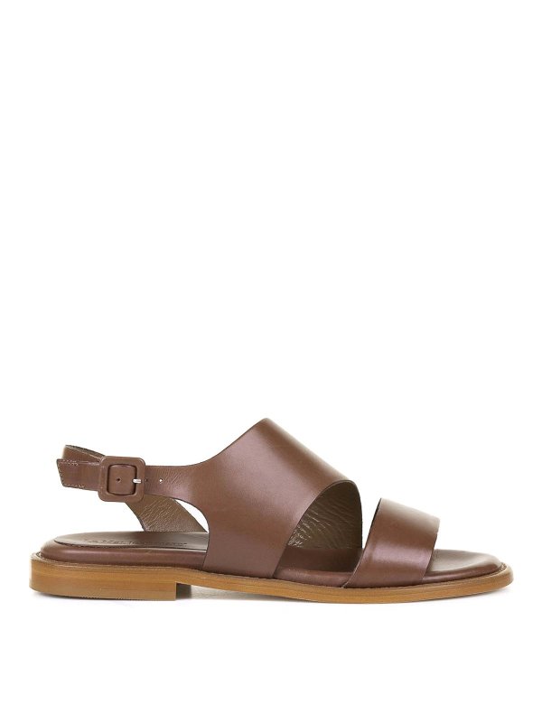 LUCA GROSSI: Sandalen - Sandalen - Braun