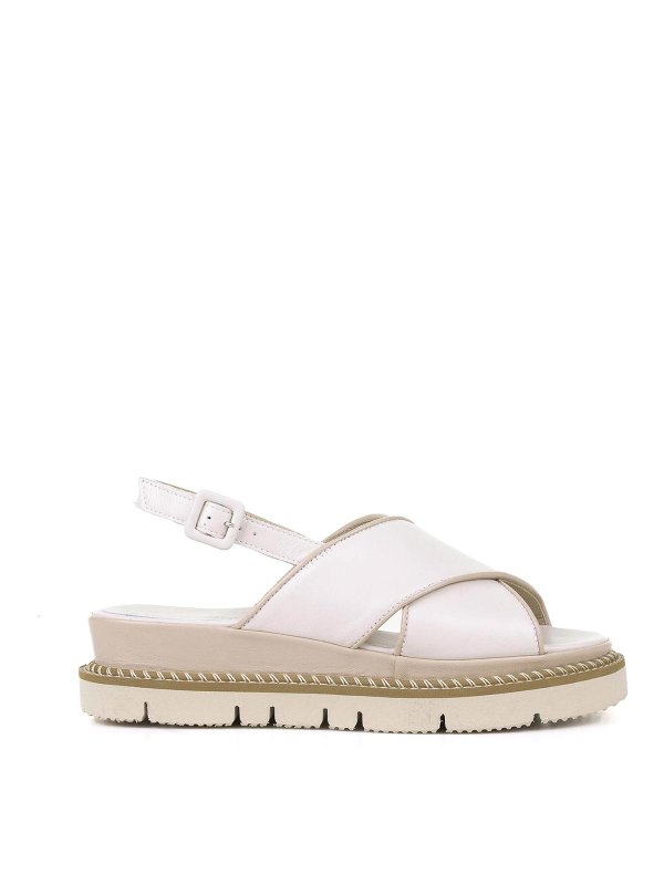 LUCA GROSSI: Sandalen - Sandalen - Beige