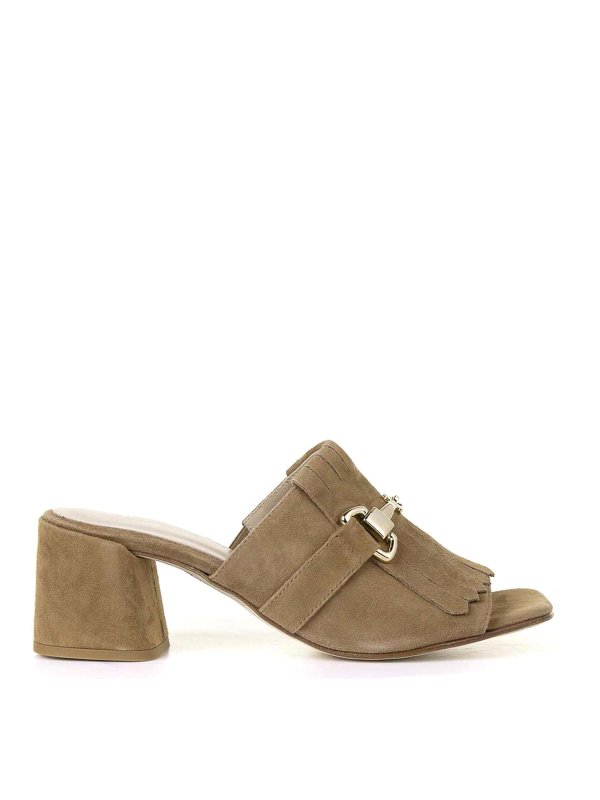 LUCA GROSSI: sandals - Suede slipper