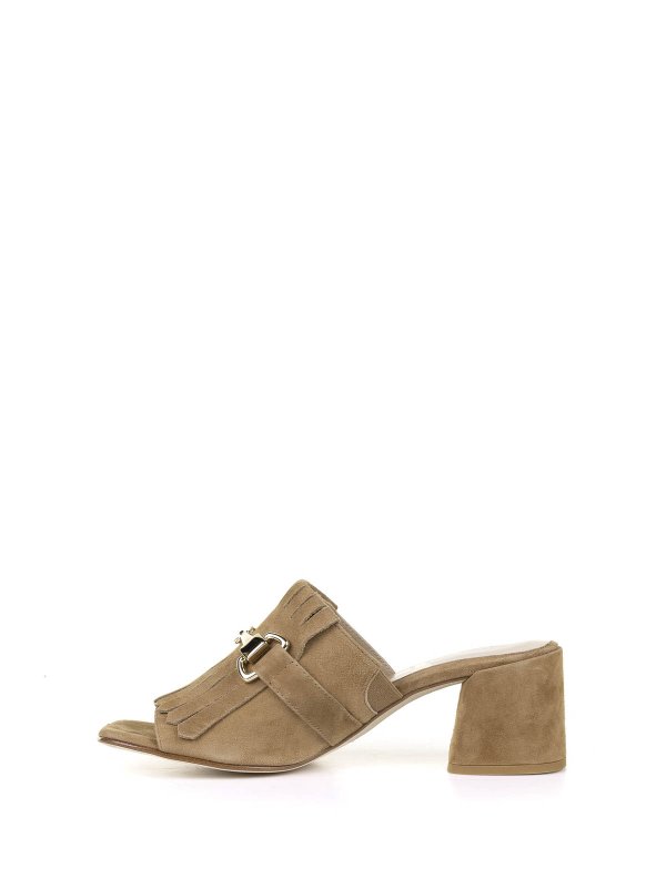 Suede slipper shop online: LUCA GROSSI