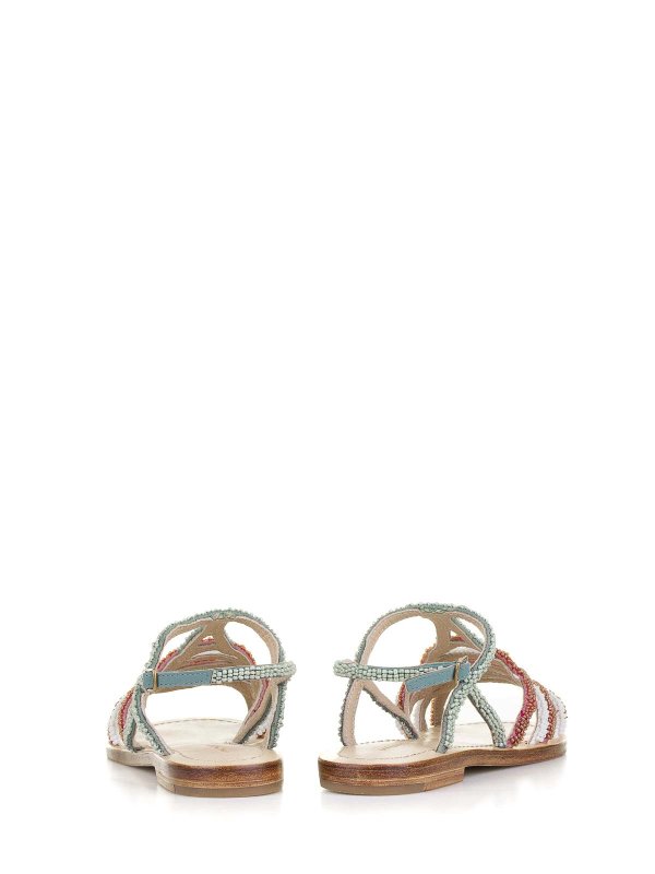 The Best Shops MALIPARMI: sandals - Leather bottom sandals