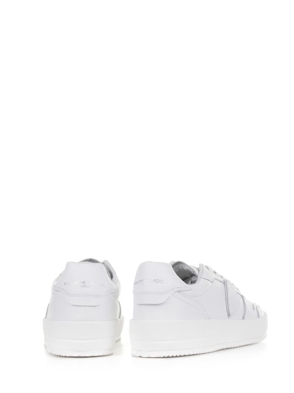 The Best Shops PHILIPPE MODEL: trainers - Nice White Low Sneakers for Men