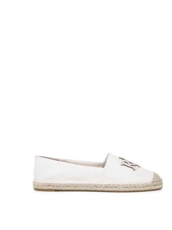 RALPH LAUREN: Espadrillas - Espadrilles - Weiß