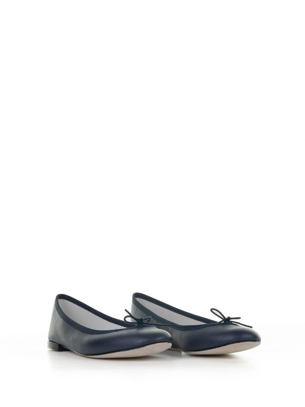 REPETTO: ballerine online - Ballerina Blu Navy In Pelle