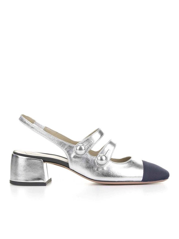ROBERTO FESTA: court shoes - Chanel Slingback Double Leather Strap