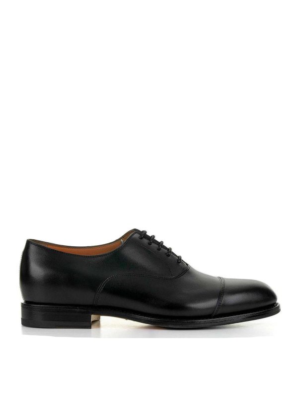 SANTONI: classic shoes - Oxford shoes in black