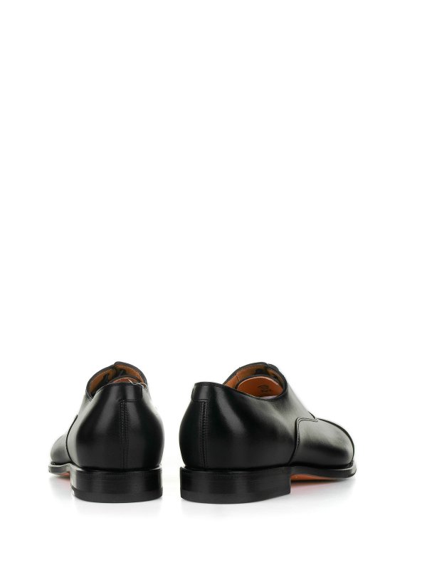 The Best Shops SANTONI: classic shoes - Oxford shoes in black