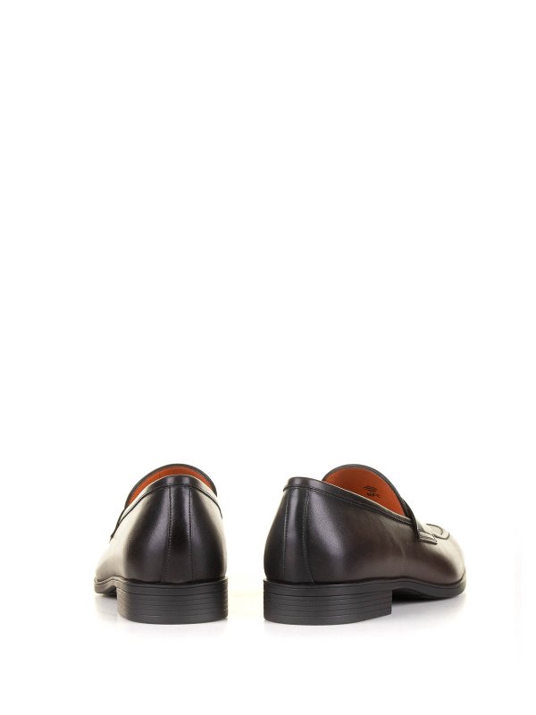 The Best Shops SANTONI: Mocassins & Chaussures bateau - Mocassins - Marron Foncé