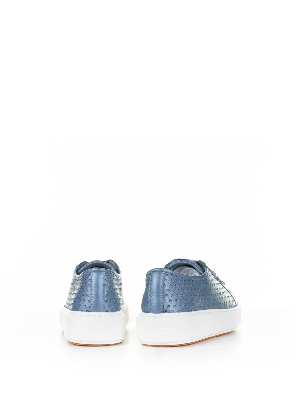 The Best Shops SANTONI: sneakers - Sneaker Azzurra