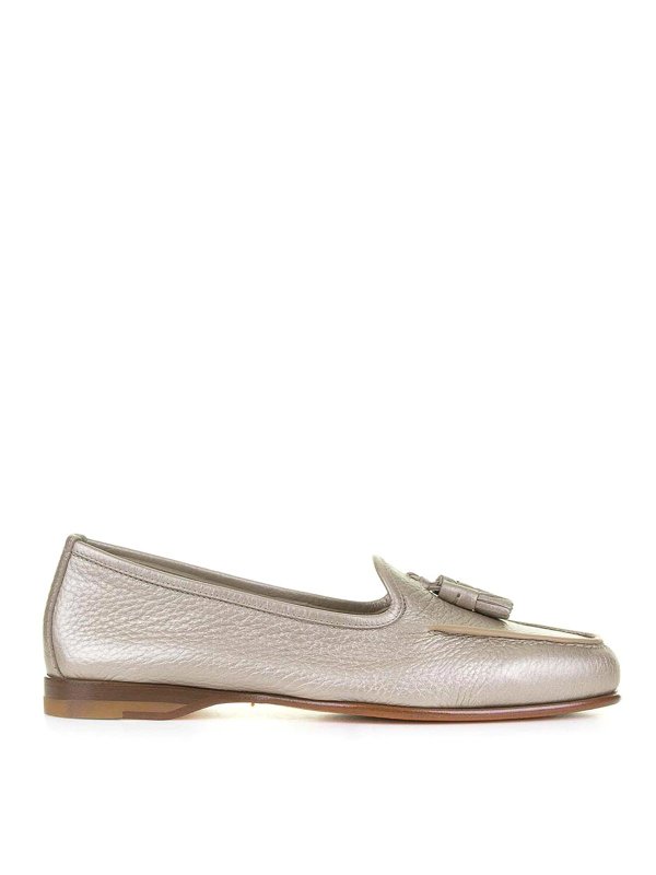 SANTONI: Mocassins & Chaussures bateau - Mocassins - Beige