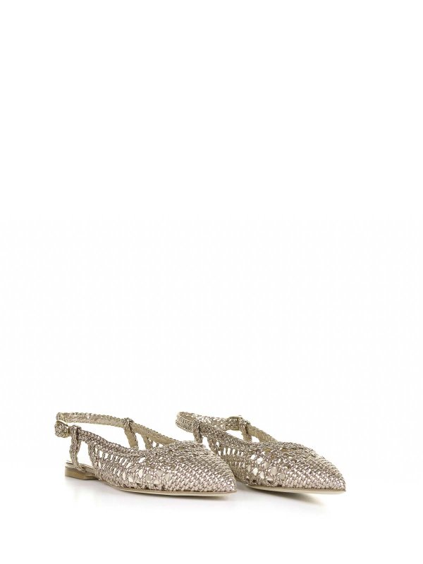 STATUS: sandals online - Chanel Low Perforated Gold