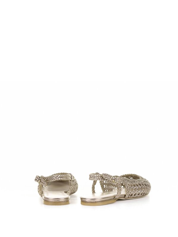 The Best Shops STATUS: sandals - Chanel Low Perforated Gold