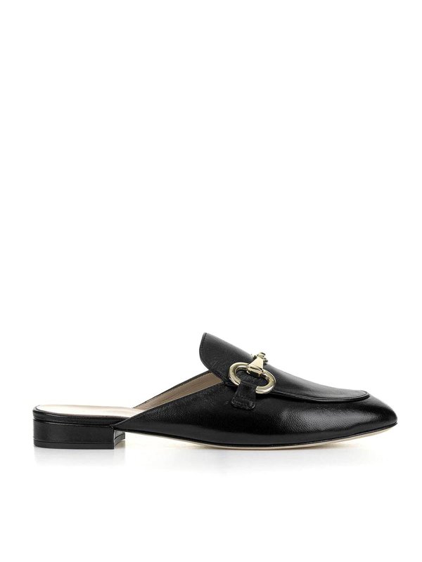 STATUS: mules shoes - Leather mules