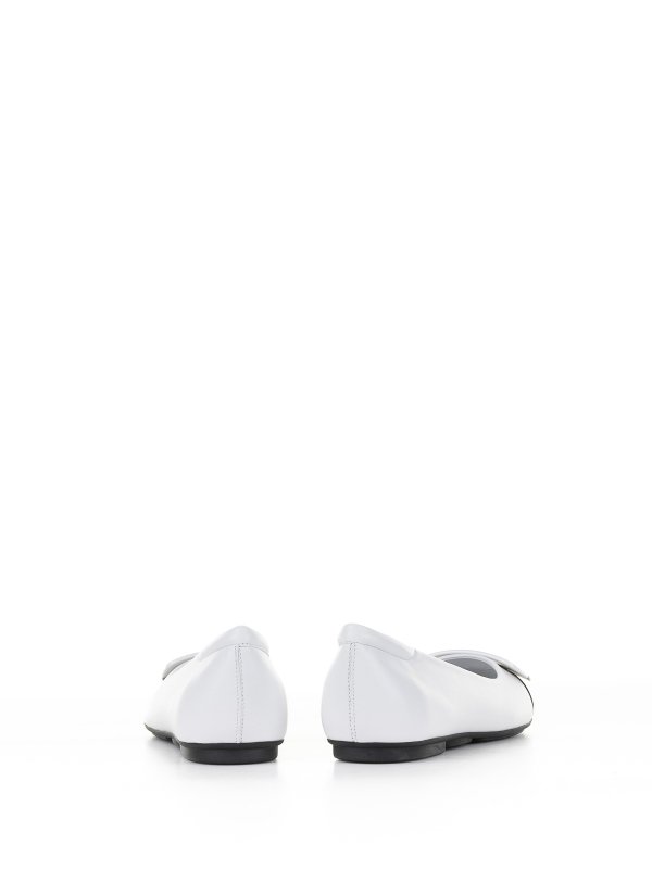 The Best Shops HOGAN: フラットシューズ - フラットシューズ - 白