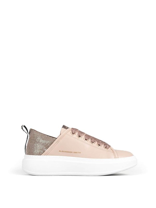 ALEXANDER SMITH: trainers - Wembley Powder Leather Sneaker