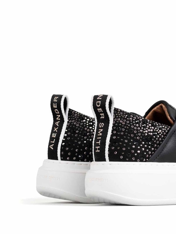 The Best Shops ALEXANDER SMITH: trainers - Wembley Black Leather Sneaker