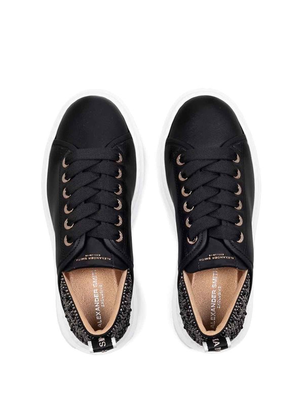 Wembley Black Leather Sneaker shop online: ALEXANDER SMITH