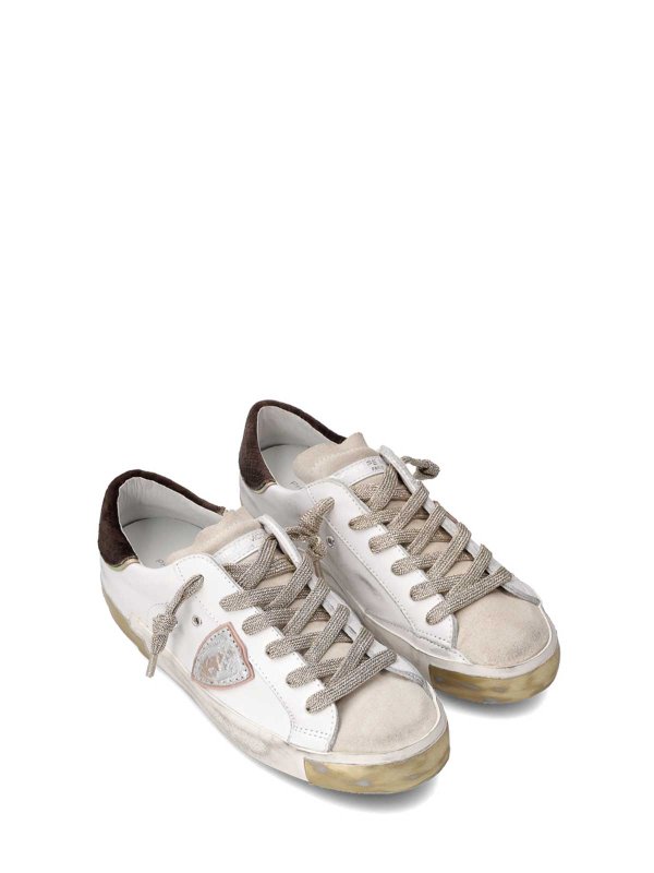 PHILIPPE MODEL: trainers online - Sneaker Donna Prsx Low Bianco Nero