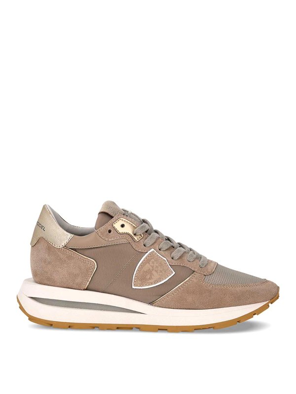 PHILIPPE MODEL: trainers - Tropez Haute Beige Women