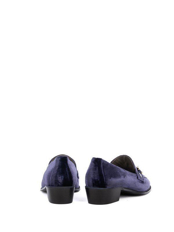 The Best Shops ROBERTO FESTA: Mocassini e slippers - Mocassino Axel Blu Navy In Velluto