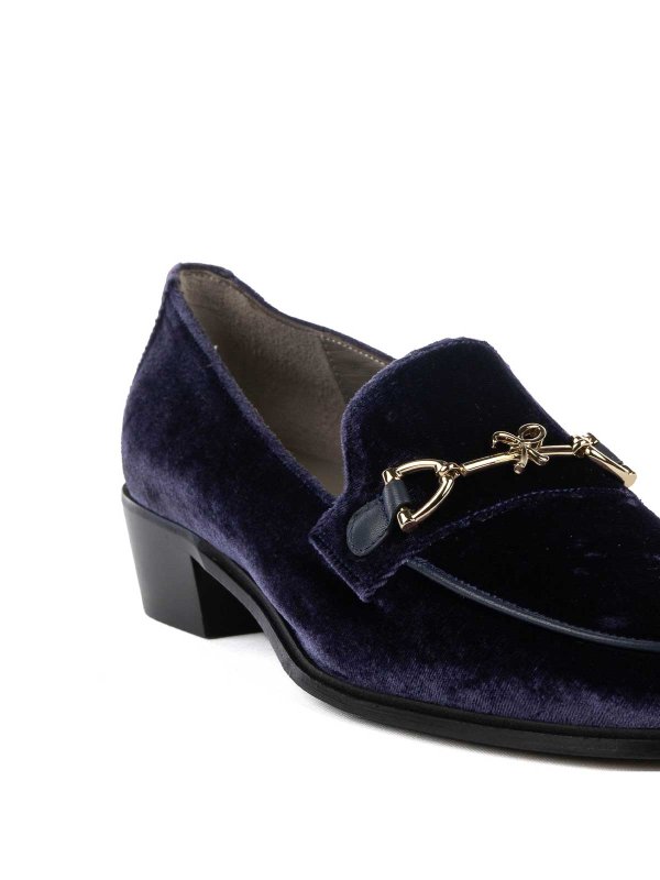 Mocassino Axel Blu Navy In Velluto shop online: ROBERTO FESTA