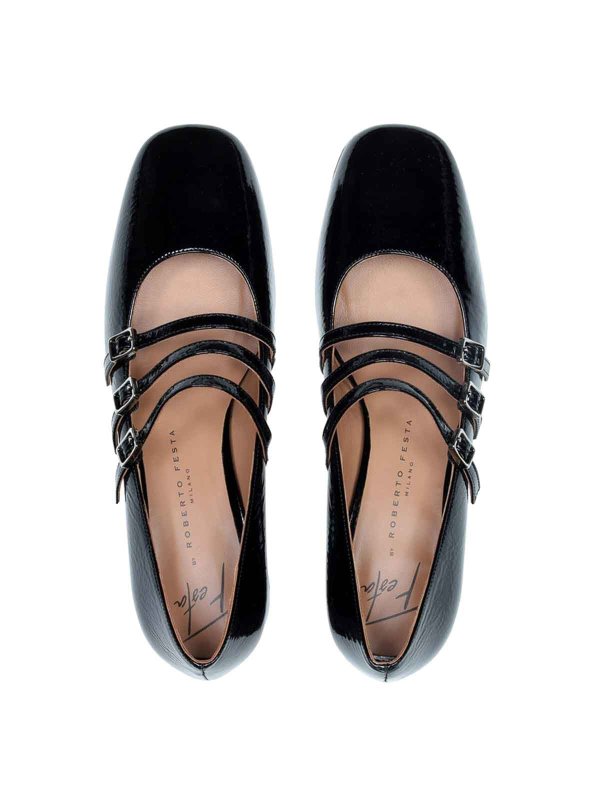 Décolleté Mary Jane In Vernice Nero shop online: ROBERTO FESTA