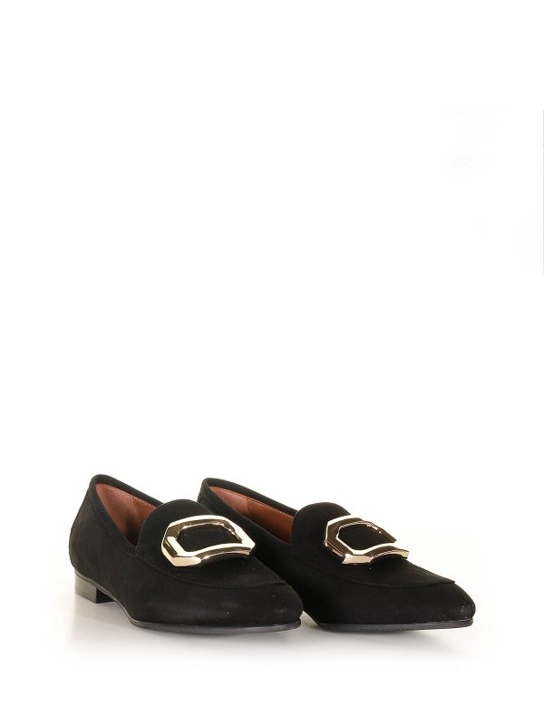 EVALUNA: Loafers & Slippers online - Black Suede loafers