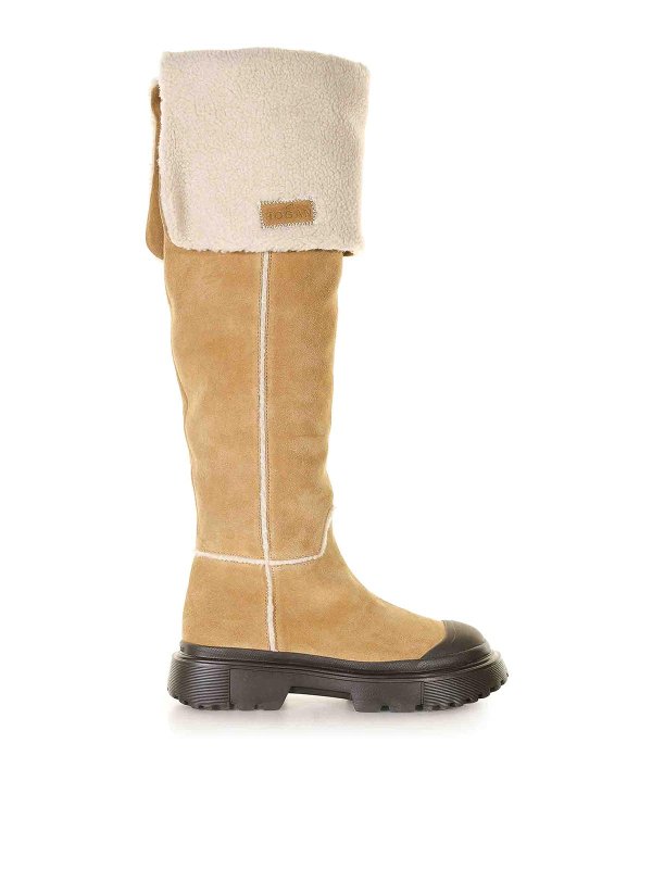 HOGAN: Botas - Botas - Marrón