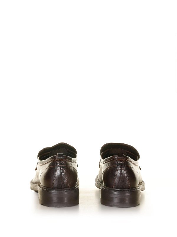 The Best Shops HUNDRED100: Loafers & Slippers - Dark Brown Leather loafers