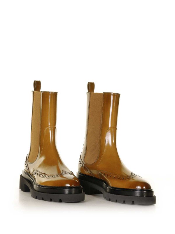 SANTONI: ブーティー online - アンクルブーツ - ブラウン