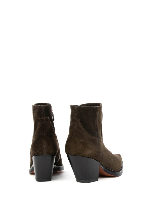 The Best Shops SONORA: ankle boots - Brown Texan ankle boot in suede