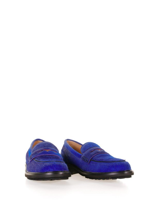 VIOLA RICCI: Loafers & Slippers online - Pony Blue loafers