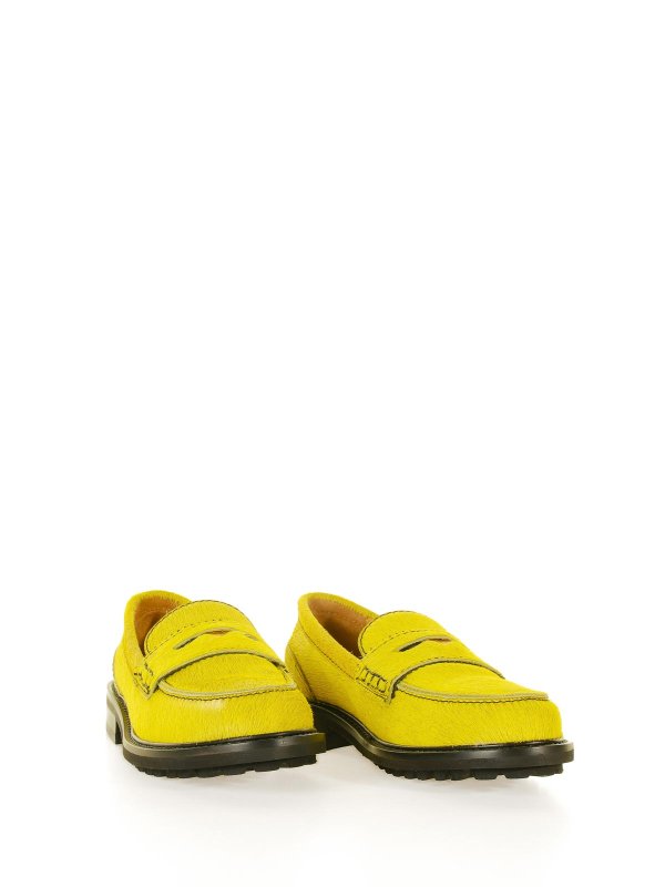 VIOLA RICCI: Loafers & Slippers online - Yellow Pony loafers