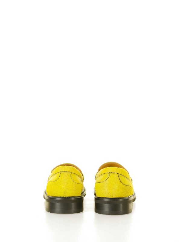 The Best Shops VIOLA RICCI: Loafers & Slippers - Yellow Pony loafers