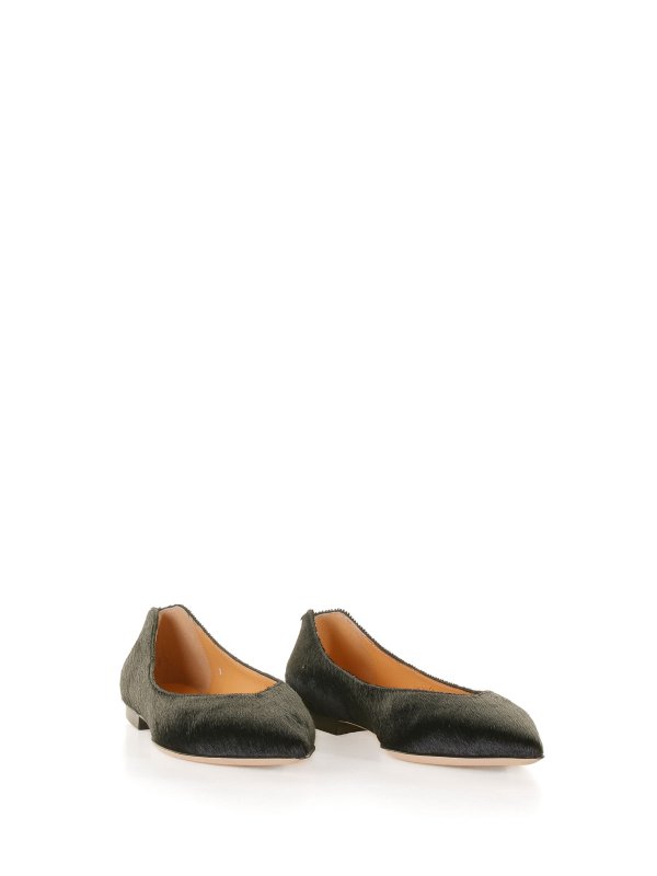 VIOLA RICCI: flat shoes online - Black Flat Ballerina