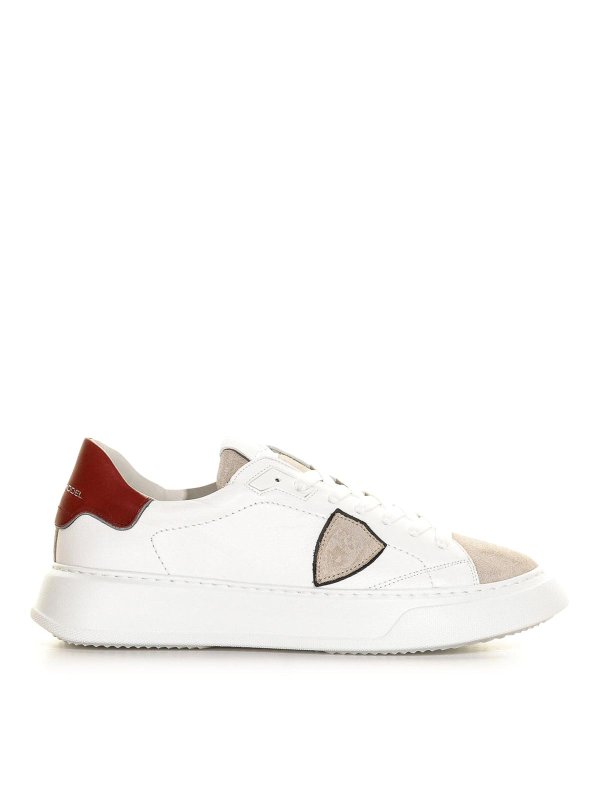 PHILIPPE MODEL: trainers - Temple Veau Leather Sneakers