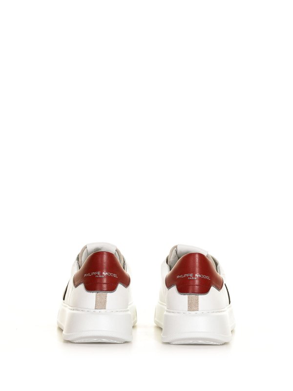 PHILIPPE MODEL: trainers online - Temple Veau Leather Sneakers