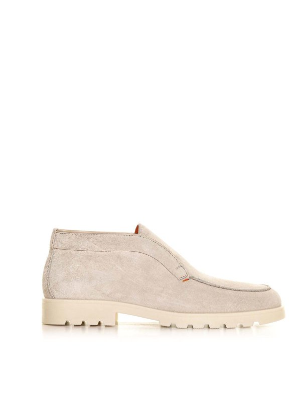 SANTONI: Mocassins & Chaussures bateau - Mocassins - Beige