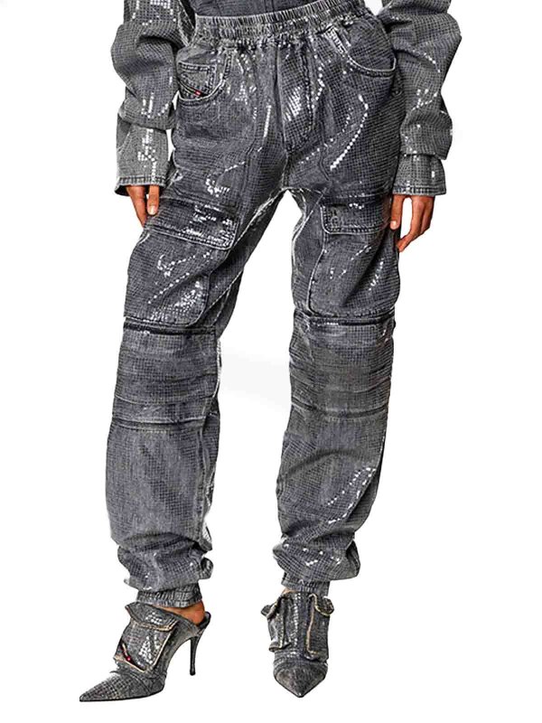 DIESEL: ブーツカットジーンズ online - ブーツカットジーンズ - グレー