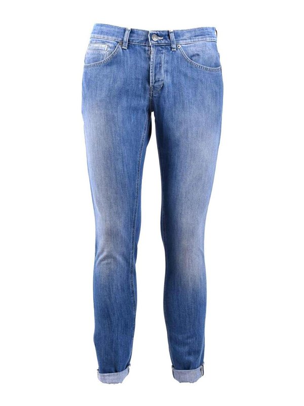 DONDUP: カジュアルトラウザー - カジュアルパンツ - ダークウォッシュ