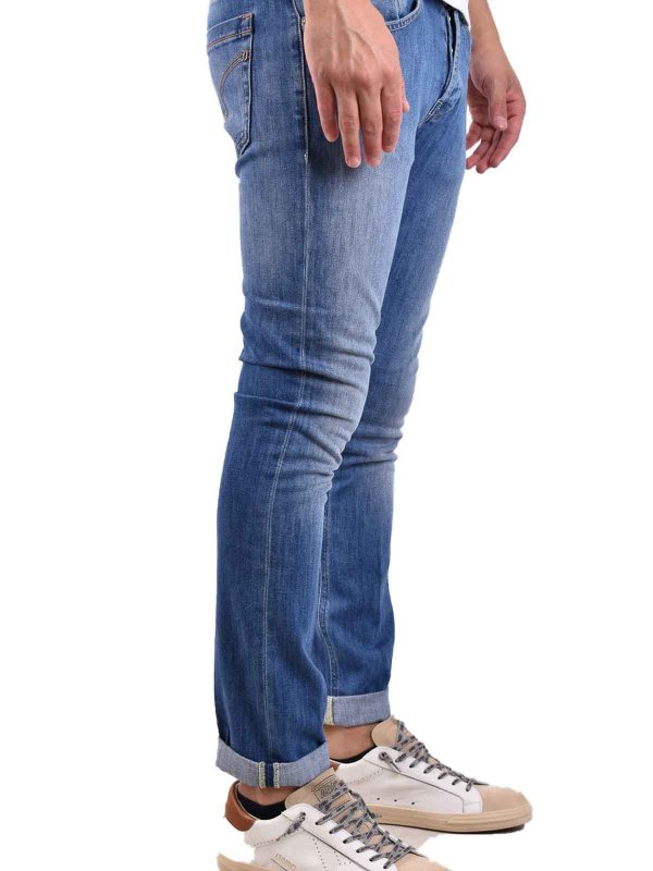 The Best Shops DONDUP: カジュアルトラウザー - カジュアルパンツ - ダークウォッシュ