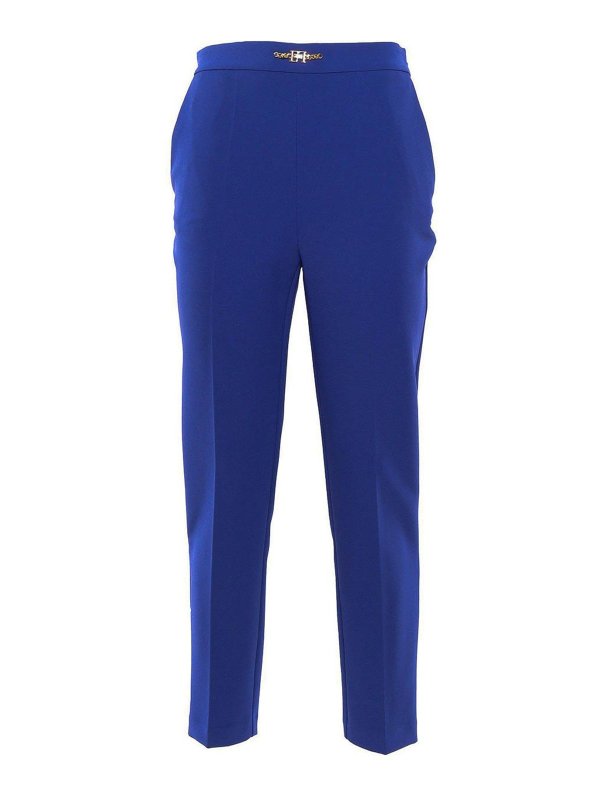 ELISABETTA FRANCHI: Casual Hosen - Casual Hose - Blau