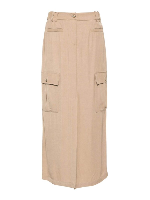 ERMANNO SCERVINO: Knielange und Midi Röcke - Midirock - Beige