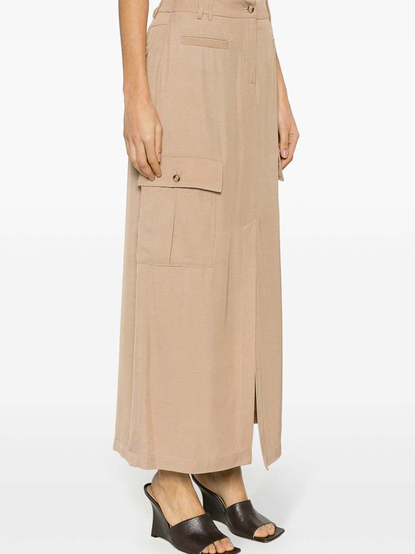 ERMANNO SCERVINO: Knielange und Midi Röcke online - Midirock - Beige