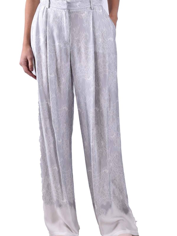 ERMANNO SCERVINO: Pantalons casual online - Pantalons Décontractés - Gris