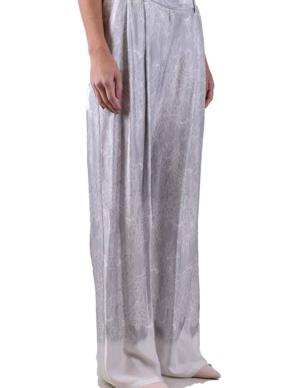 The Best Shops ERMANNO SCERVINO: Pantalons casual - Pantalons Décontractés - Gris