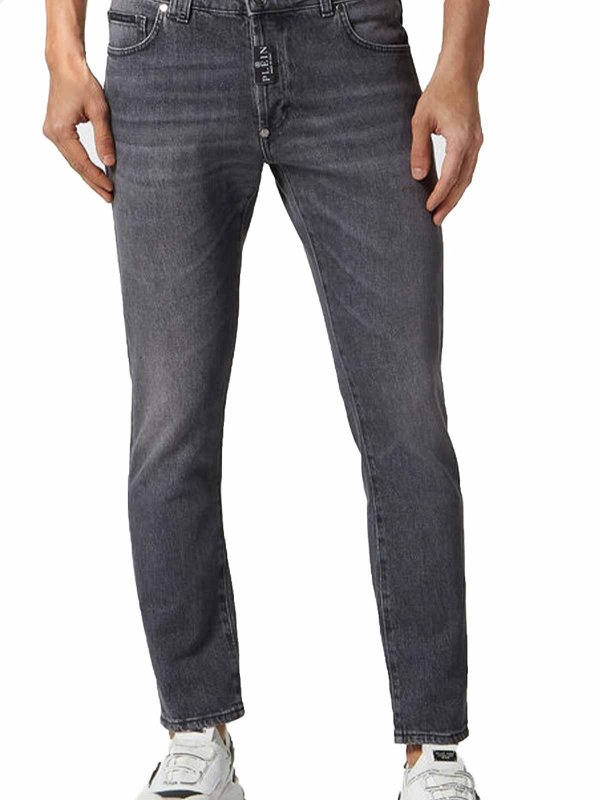 PHILIPP PLEIN: Jeans boot-cut online - Jeans Boot-Cut - Gris